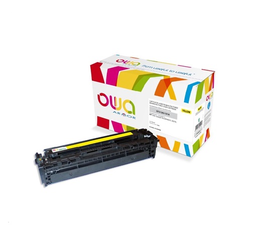 OWA Armor toner pro HP Color Laserjet Pro 200 M251, M276, 1800 Stran, CF212A, žlutá/yellow