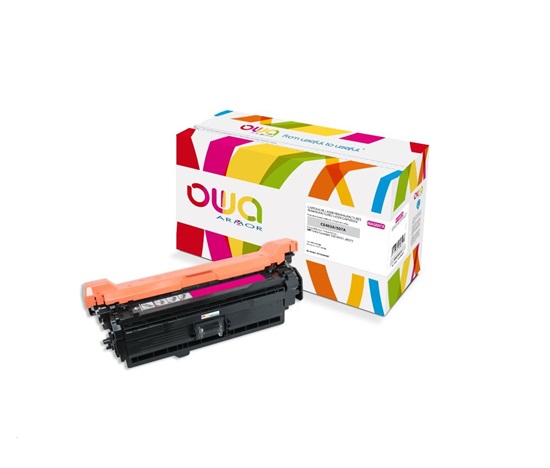 OWA Armor toner pro HP Color Laserjet Ese 500 M551, M575, 6000 Stran, CE403A, červená/magenta