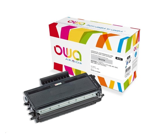 OWA Armor toner pro BROTHER HL 5240, 5250, 5270, 5280, 7000 Stran, TN3170,  černá/black (TN-3170)