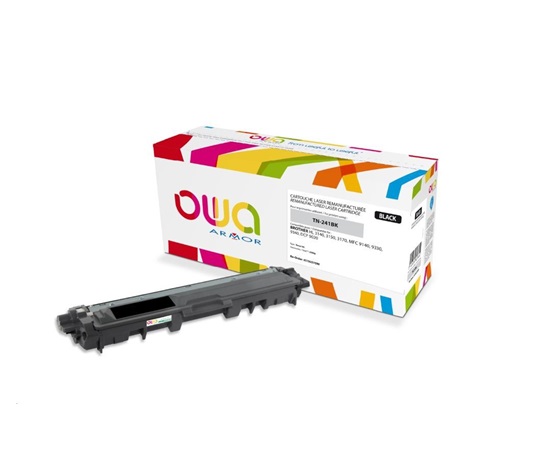 OWA Armor toner pro BROTHER HL 3140, 3150, 3170, MFC 9130, 9140, 9330,2500 Stran, TN241BK,černá/black(TN-241BK/TN-242BK)