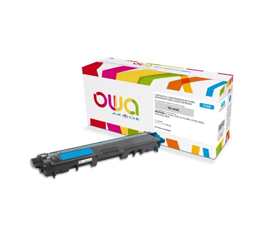 OWA Armor toner pro BROTHER HL 3140, 3150, 3170, MFC 9130, 9140,9330,9340,2200 Stran, TN245C,modrá/cyan(TN-245C/TN-246C)