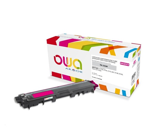 OWA Armor toner pro BROTHER HL 3140, 3150, 3170, MFC 9130 9330,9340,2200 Stran,TN245M, červená/magenta (TN-245M/TN-246M)