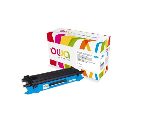 OWA Armor toner pro BROTHER HL 4040, 4050, 4070, 4000 Stran, TN135C, modrá/cyan (TN-135C)