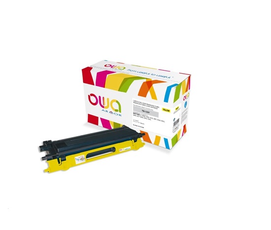 OWA Armor toner pro BROTHER HL 4040, 4050, 4070, 4000 Stran, TN135Y, žlutá/yellow (TN-135Y)