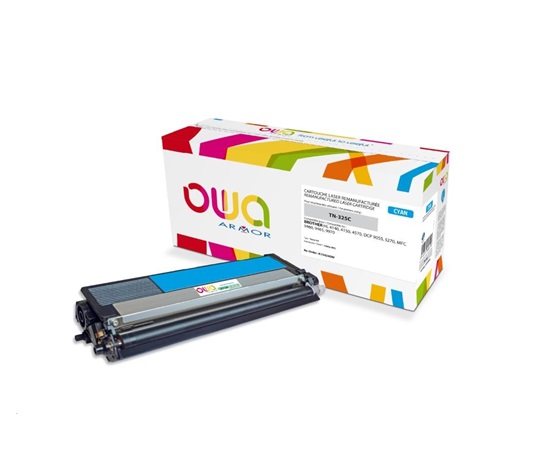 OWA Armor toner pro BROTHER HL 4140, 4150, 4570, MFC 9460 DCP 9055, 9270, 3500 Stran, TN325C, modrá/cyan (TN-325C)