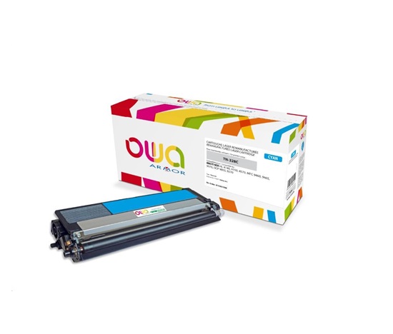 OWA Armor toner pro BROTHER HL 4140, 4150,4570,MFC 9460,9465,9970,DCP 9055,9270,6000 Stran,TN328C,modrá/cyan(TN-328C)