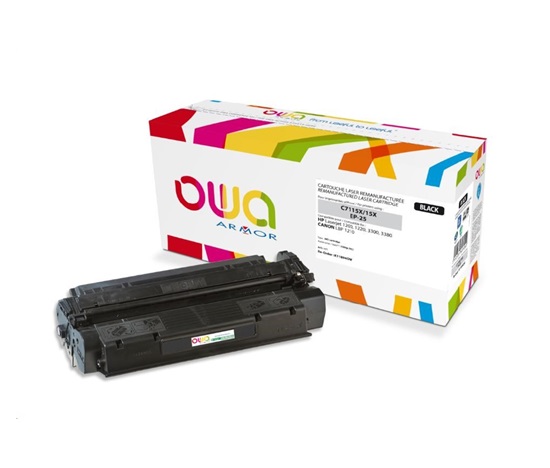 OWA Armor toner pro HP Laserjet 1200, 1220, 3300, 3380, 3500 Stran, C7115X, černá/black