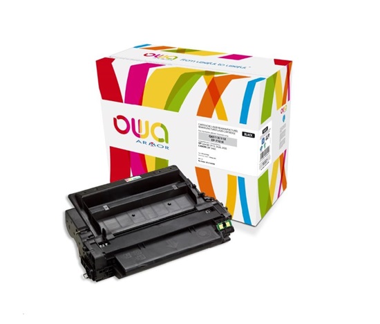OWA Armor toner pro HP Laserjet 2410, 2420, 2430, 12000 Stran, Q6511X, černá/black