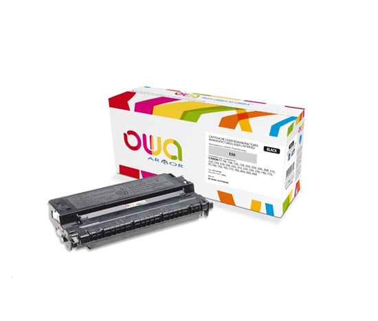 OWA Armor toner pro CANON FC 204, 230,310,330,336,530,740,770 PC860, 880, 890, 4000 Stran, E30, černá/black (E-30)