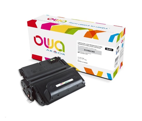 OWA Armor toner pro HP Laserjet 4200, 12000 Stran, Q1338A, černá/black
