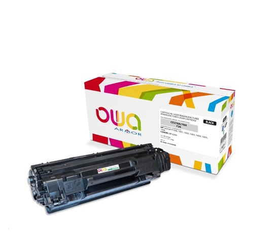 OWA Armor toner pro HP Laserjet P1566, 1601, 2100 Stran, CE278A, černá/black