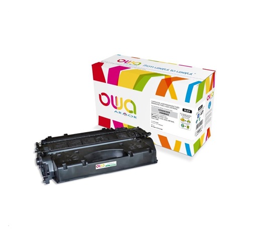 OWA Armor toner pro HP Laserjet P2050, P2055, 6500 Stran, CE505X, černá/black