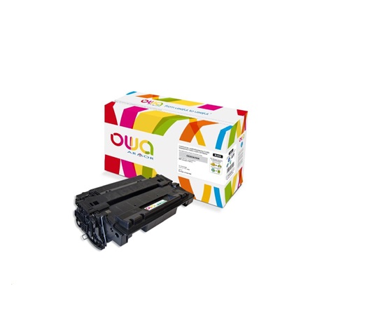 OWA Armor toner pro HP Laserjet P3015, Ese 500 MFP M525, Pro M521, 6000 Stran, CE255A, černá/black