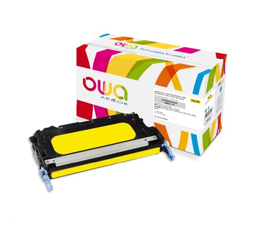 OWA Armor toner pro HP Color Laserjet 3800, CP3505, 6000 Stran, Q7582A, žlutá/yellow