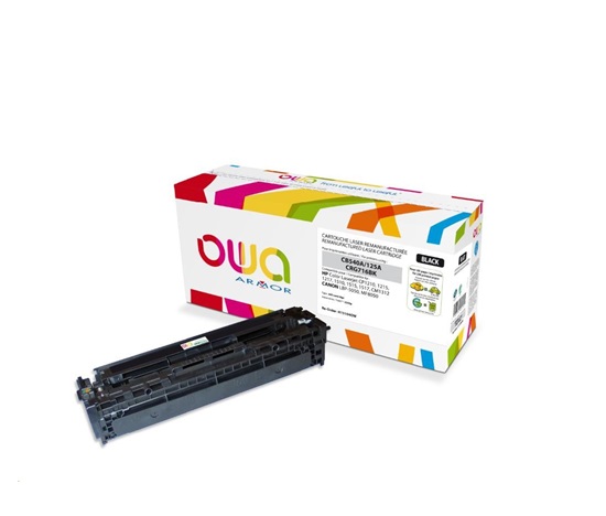 OWA Armor toner pro HP Color Laserjet CP1210, 1215, 1510, 2200 Stran, CB540A, černá/black