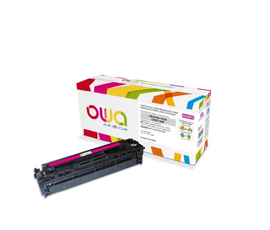 OWA Armor toner pro HP Color Laserjet CP1210, 1215, 1510, 1400 Stran, CB543A, červená/magenta