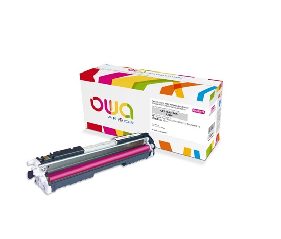 OWA Armor toner pro HP Laserjet Pro CP1025, Pro100 M175, Pro200 M275, 1000 Stran, CE313A, červená/magenta