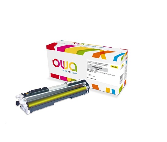 OWA Armor toner pro HP Laserjet Pro CP1025, Pro100 M175, Pro200 M275, 1000 Stran, CE312A, žlutá/yellow