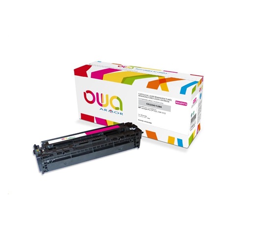 OWA Armor toner pro HP Laserjet Pro CP1525, 1300 Stran, CE323A, červená/magenta