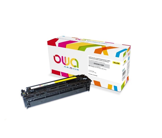 OWA Armor toner pro HP Laserjet Pro CP1525, 1300 Stran, CE322A, žlutá/yellow