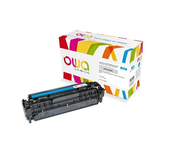 OWA Armor toner pro HP Color Laserjet Pro300 M351, M375, Pro400 M451, M475, 2600 Stran, CE411A, modrá/cyan