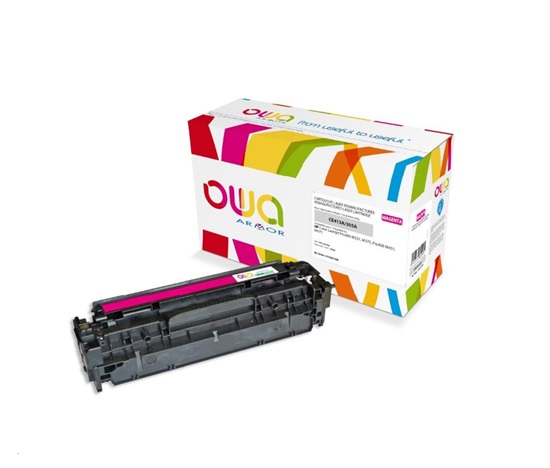 OWA Armor toner pro HP Color Laserjet Pro300 M351, M375, Pro400 M451, M475, 2600 Stran, CE413A, červená/magenta