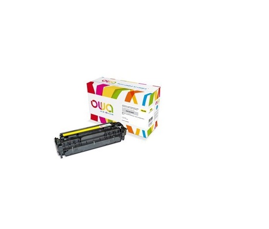 OWA Armor toner pro HP Color Laserjet Pro300 M351, M375, Pro400 M451, M475, 2600 Stran, CE412A, žlutá/yellow