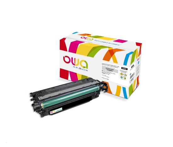 OWA Armor toner pro HP Color Laserjet CP3525, 10500 Stran, CE250X, černá/black