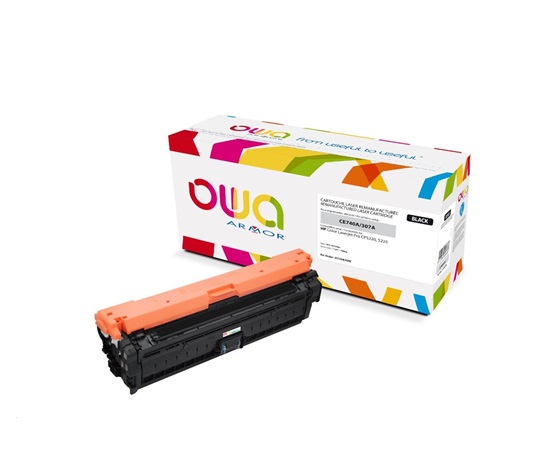 OWA Armor toner pro HP Color Laserjet CP5220, 5225, 7000 Stran, CE740A, černá/black