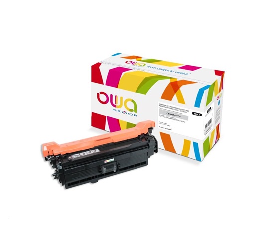 OWA Armor toner pro HP Color Laserjet Ese 500 M551, M575, 5500 Stran, CE400A, černá/black