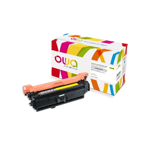 OWA Armor toner pro HP Color Laserjet Ese 500 M551, M575, 6000 Stran, CE402A, žlutá/yellow