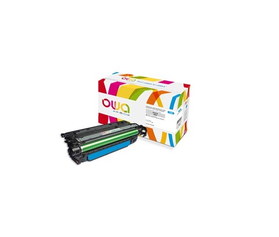 OWA Armor toner pro HP Color Laserjet Ese CM4540, 12500 Stran, CF031A, modrá/cyan
