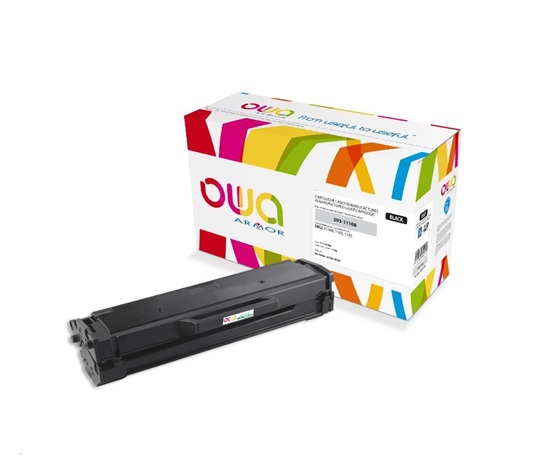 OWA Armor toner pro DELL B1160, 1163, 1165, 1500 Stran, 593-11108, černá/black