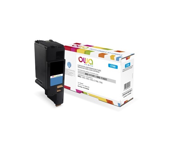 OWA Armor toner pro DELL 1250, 1350, 1355, C1760, C1765, 1400   Stran, 593-11141, modrá/cyan