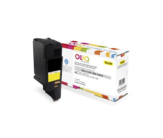 OWA Armor toner pro DELL 1250, 1350, 1355, C1760, C1765, 1400   Stran, 593-11143, žlutá/yellow