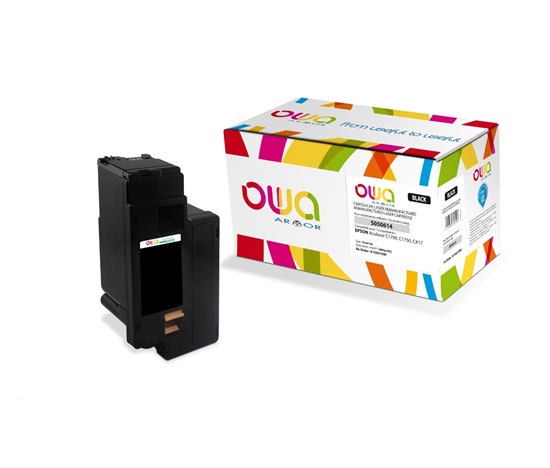 OWA Armor toner pro EPSON AL C1700, C1750, CX17, 2000   Stran, C13S050614, černá/black