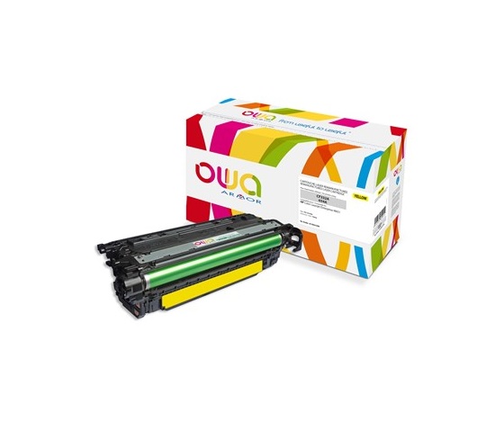 OWA Armor toner pro HP Color Laserjet Ese M651, 15000 Stran, CF332A, žlutá/yellow