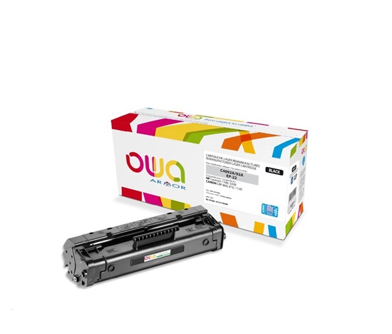OWA Armor toner pro HP Laserjet 1100, 3200, 4100 Stran, C4092A JUMBO, černá/black