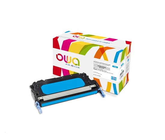 OWA Armor toner pro HP Color Laserjet 3800, 8000 Stran, Q7581A JUMBO, modrá/cyan