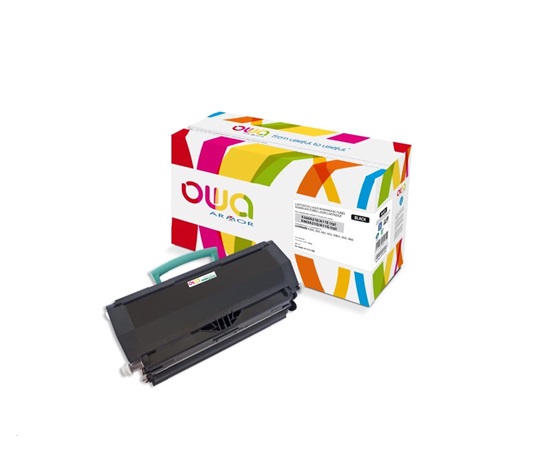 OWA Armor toner pro LEXMARK E260, 360, 460, 462, X463, 464, 466, 3500 Stran, E260A11E, černá/black
