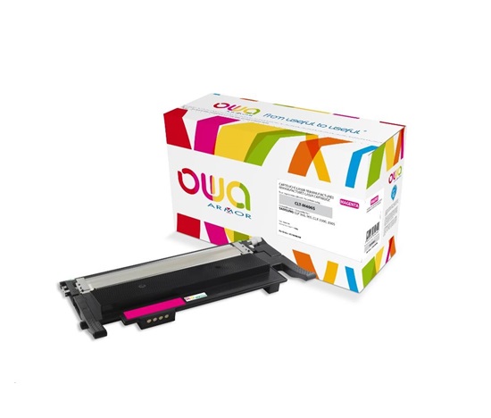 OWA Armor toner pro SAMSUNG CLP 360, 365, CLX 3300, 3305, 1000 Stran, CLTM406S, červená/magenta (CLT-M406S,SU252A)