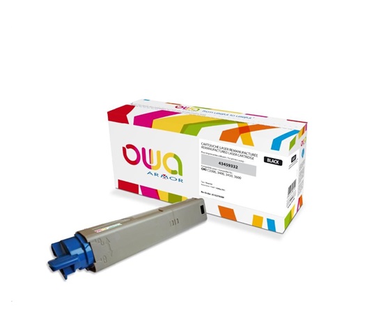OWA Armor toner pro OKI C3300, C3400, C3450, C3600, 2500 Stran, 43459332, černá/black
