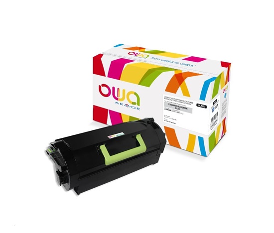 OWA Armor toner pro LEXMARK MS810, 811, 812, 25000   Stran, 52D2H00, černá/black