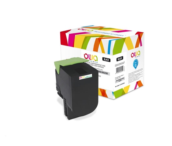 OWA Armor toner pro LEXMARK CX310, 410, 510, 2500 Stran, 80C2SK0, černá/black
