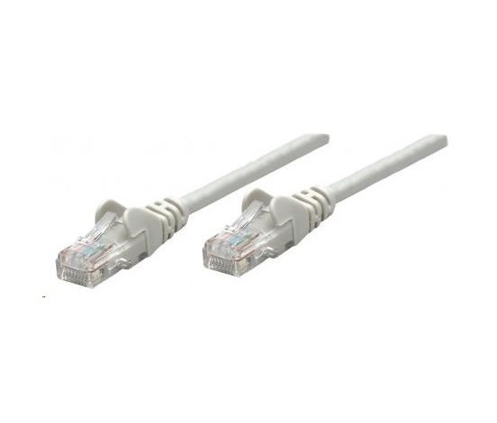 Intellinet patch kabel, Cat6A Certified, CU, SFTP, LSOH, RJ45, 0,5 m, šedý