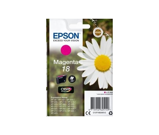 EPSON ink bar Singlepack "Sedmikráska" Magenta 18 Claria Home Ink
