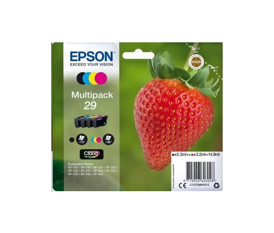 EPSON Multipack 4-colours "Jahoda" 29 Claria Home Ink