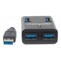 MANHATTAN USB 3.0 Hub, 4 Ports, AC/Bus Power