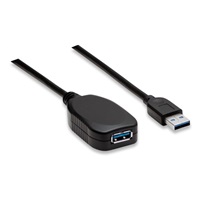 MANHATTAN Kabel USB 3.0 A-A prodlužovací 5m (černý)