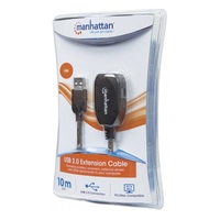 MANHATTAN Kabel USB 2.0 A-A, aktivní prodlužovací 5m, Daisy-Chainable, Blister